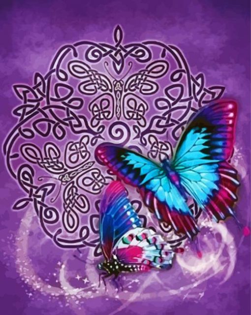 Brigid Ashwood Celtic Butterfly diamond painting