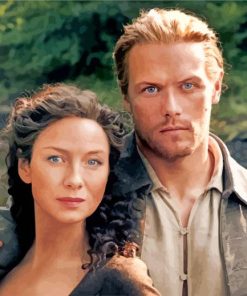Claire Fraser And Jamie Fraser Outlander diamond painting