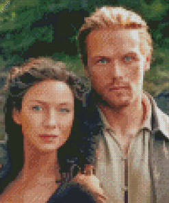 Claire Fraser And Jamie Fraser Outlander diamond painting