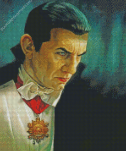 Creepy Dracula diamond painting