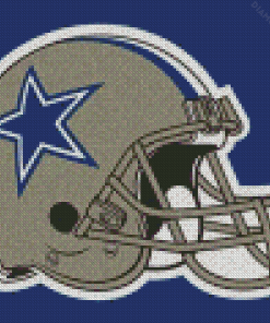 Dallas Cowboys Helmet diamond painting