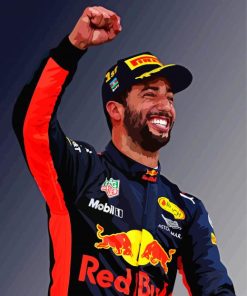 Daniel Ricciardo diamond painting