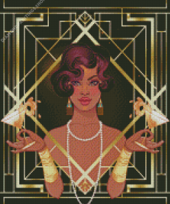 Deco Woman diamond painting