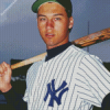 Derek Jeter Baseball Player diamond painting