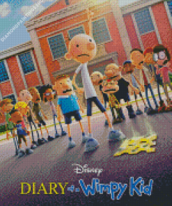 Diary Of A Wimpy Kid Poster diamond painting