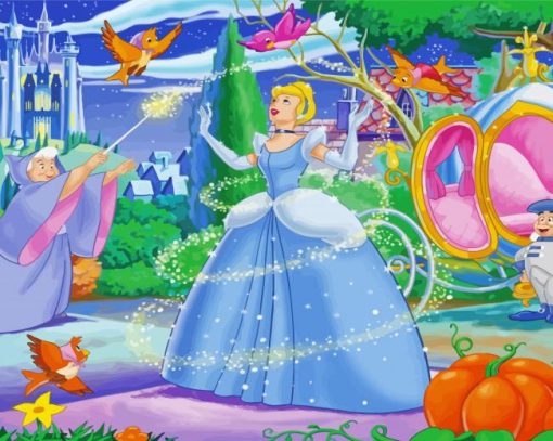 Disney Cinderella Characters diamond painting