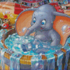 Disney Elephant Bathing diamond painting