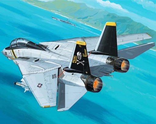 F 14 Tomcat Aircraft diamond painting