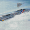 F14 Airplane diamond painting