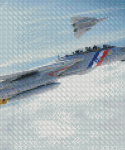 F14 Airplane diamond painting
