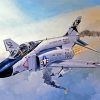 F4 Phantom Jet Plane Art diamond painting
