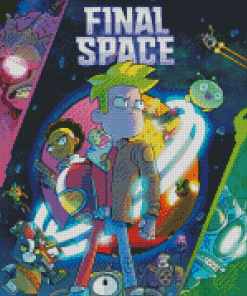 Final Space Animation Poster diamond painting