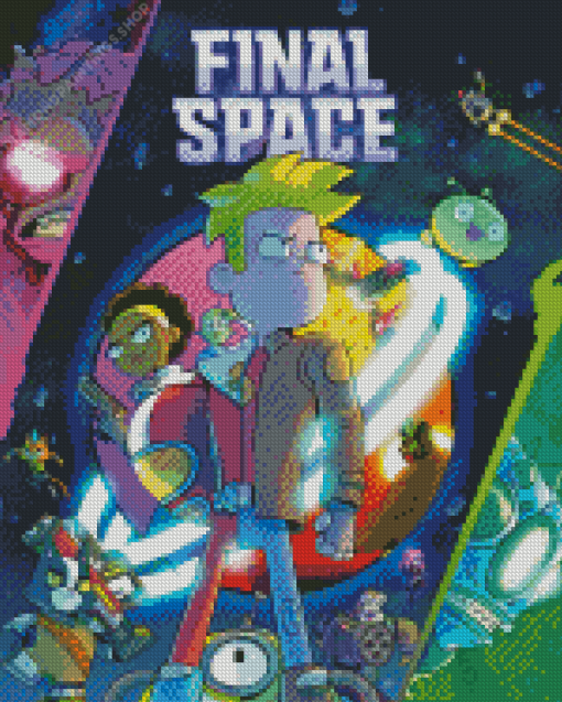 Final Space Animation Poster diamond painting