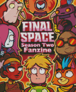 Final Space Poster diamond painting