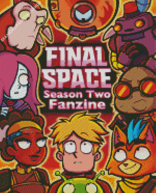 Final Space Poster diamond painting