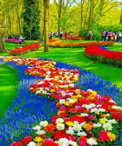 Flower Garden Landscape diamond painting