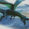Flying Creepy Dragons diamond painting