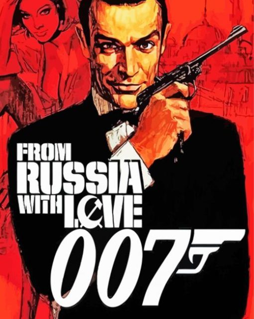 From Russia With Love Poster diamond painting