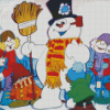 Frosty The Snowman Animated Film diamond painting