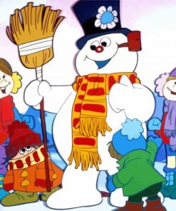 Frosty The Snowman Animated Film diamond painting