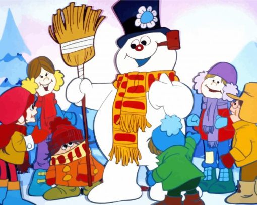 Frosty The Snowman Animated Film diamond painting