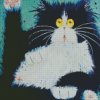 Funny Cat Art diamond painting