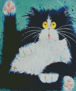 Funny Cat Art diamond painting