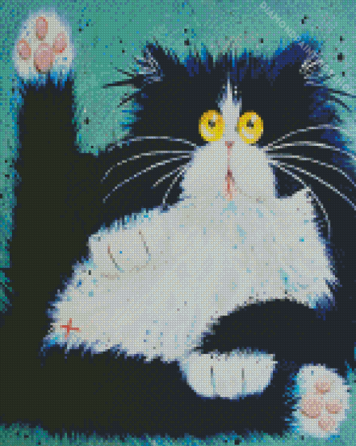 Funny Cat Art diamond painting