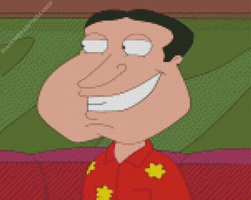 Glenn Quagmire Character diamond painting