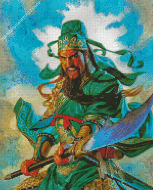 Guan Yu Soldier diamond painting