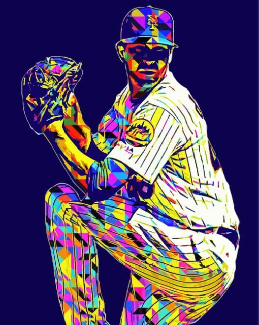 Jacob Degrom Pop Art diamond painting