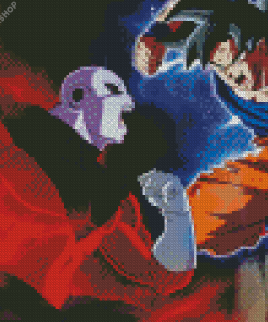 Jiren And Goku Dragon Ball diamond painting