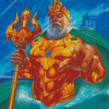 King Neptune diamond painting