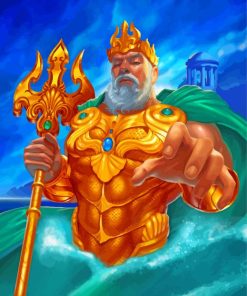 King Neptune diamond painting