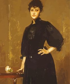 Lady In Black William Merritt Chase diamond painting