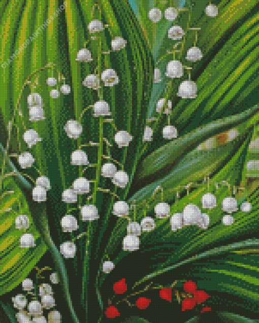 Lily Of Valley Pearls diamond painting