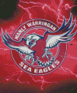Manly Warringah Sea Eagles Logo diamond painting