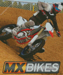 Mx Bikes Game Poster diamond painting
