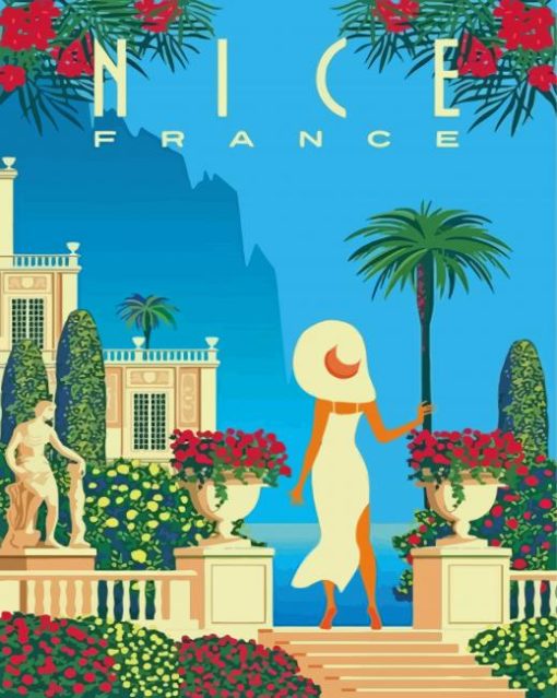 Nice France Poster diamond painting