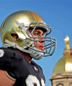 Notre Dame Player Helmet diamond painting