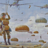 Paratroopers Art diamond painting