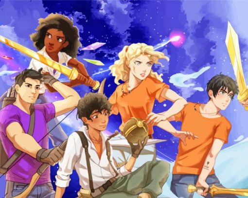 Percy Jackson The Seven diamond painting