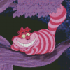 Pink Cheshire Cat diamond painting