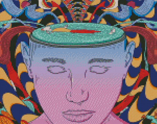 Psychedelic Illustration diamond painting