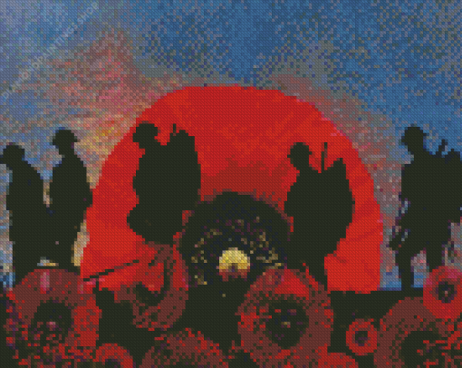 Remembrance Day Soldiers diamond painting
