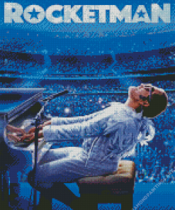 Rocketman Movie Poster diamond painting