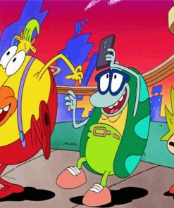 Rockos Modern Life Characters diamond painting