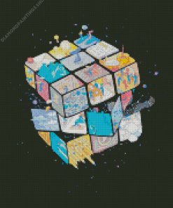 Rubiks Cube diamond paintingRubiks Cube diamond painting