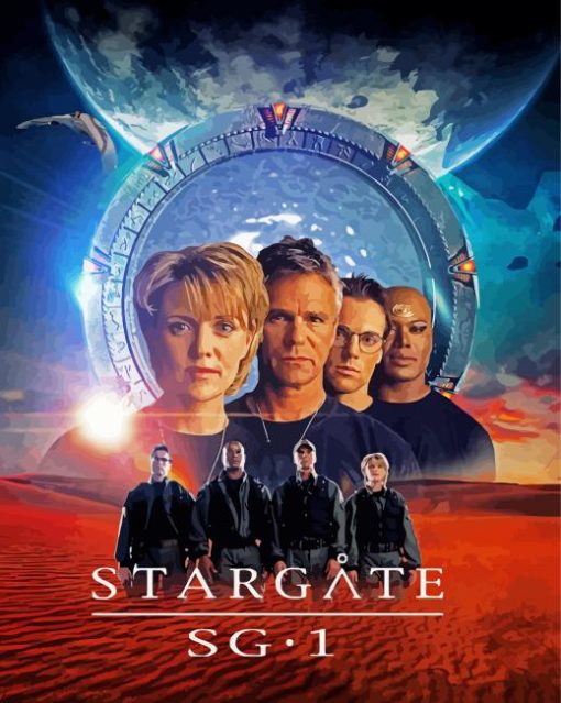 Stargate SG1 Seri Poster diamond painting