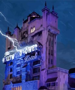 Storm In The Tower Of Terror diamond painting